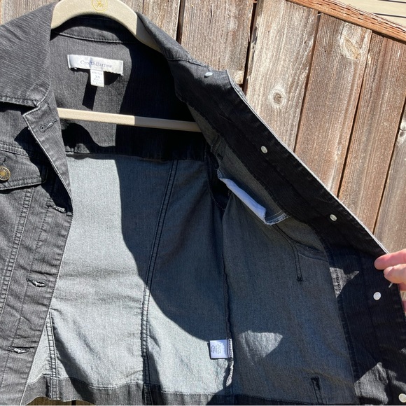 Croft & Barrow denim jean jacket size XS - Picture 10 of 17